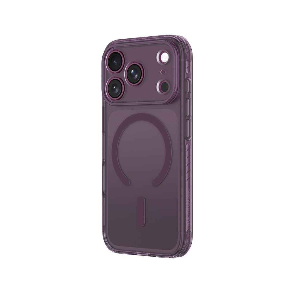 Apple iPhone 18 Pro Kılıf M-Safe Şarj Özellikli Airbag Tasarımlı AmazingThing Titan Pro Lens Serisi Kapak