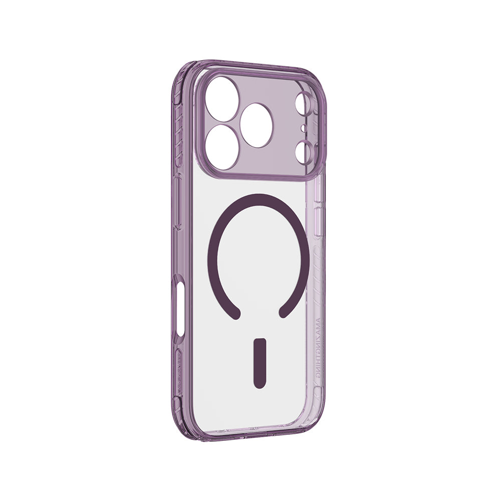 Apple iPhone 18 Pro Kılıf M-Safe Şarj Özellikli Airbag Tasarımlı AmazingThing Titan Pro Lens Serisi Kapak