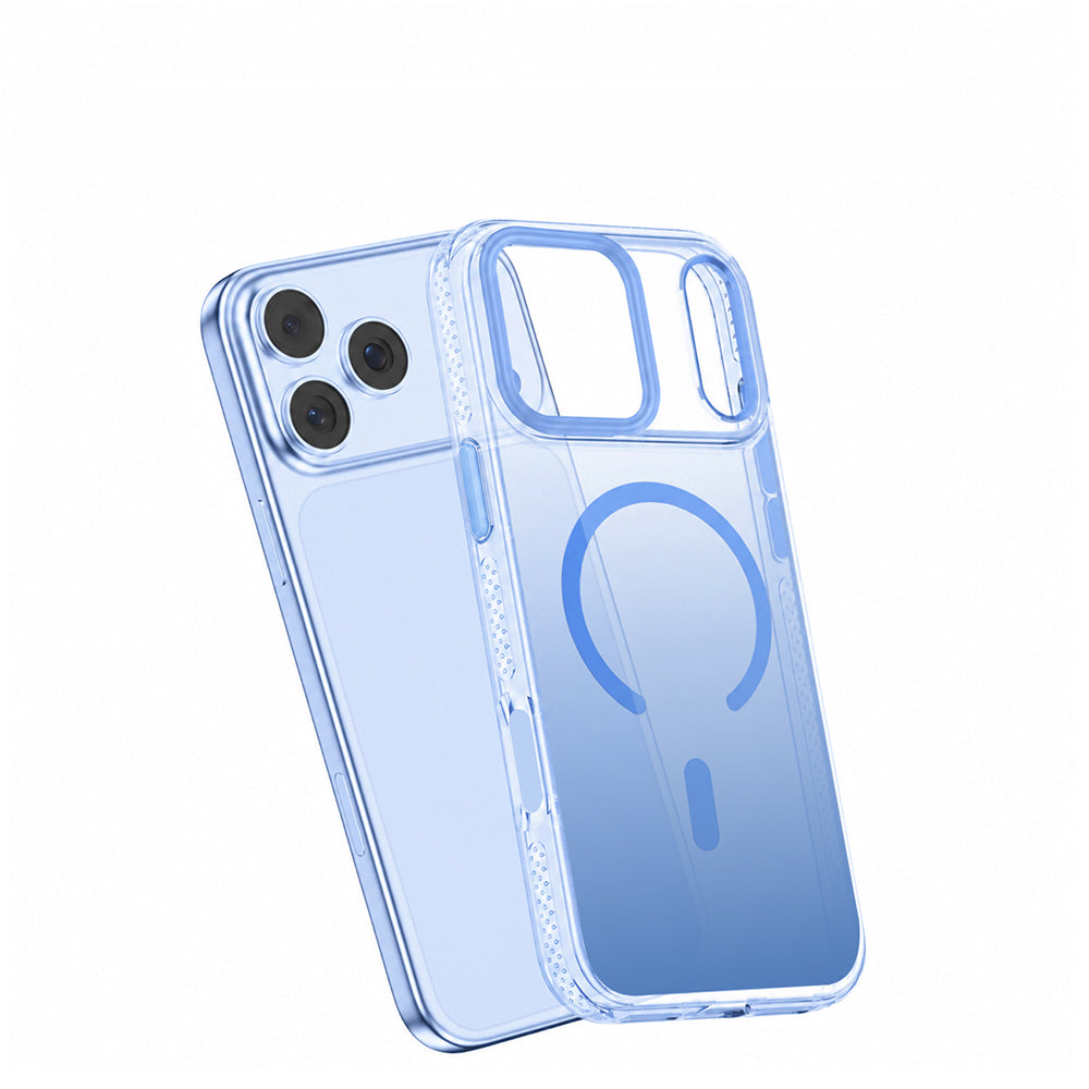 Apple iPhone 18 Pro Kılıf M-safe Şarj Özellikli Sararmaya Karşı Dayanıklı Mutural Icesense Serisi Kapak