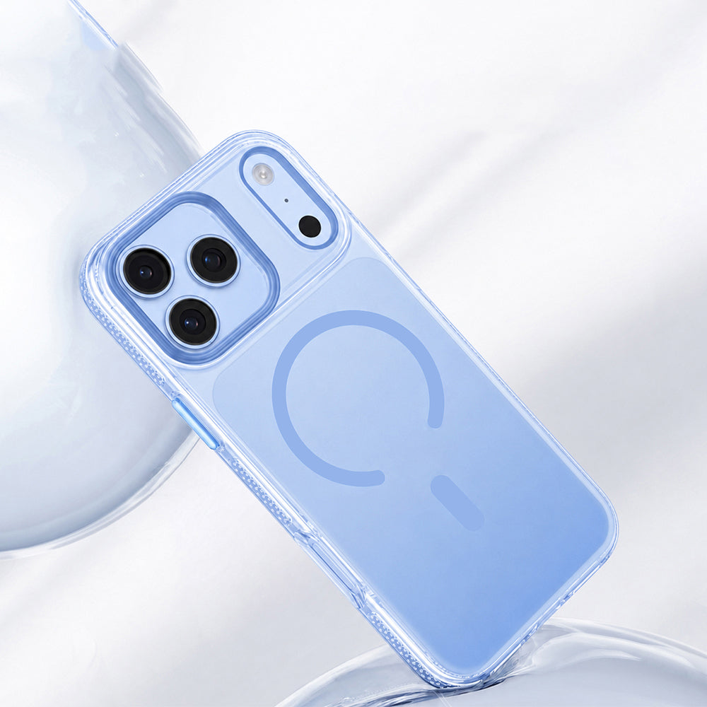 Apple iPhone 18 Pro Kılıf M-safe Şarj Özellikli Sararmaya Karşı Dayanıklı Mutural Icesense Serisi Kapak