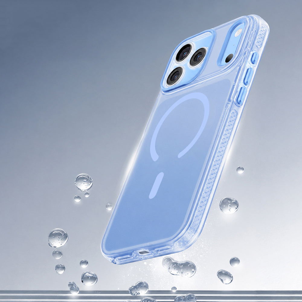 Apple iPhone 18 Pro Kılıf M-safe Şarj Özellikli Sararmaya Karşı Dayanıklı Mutural Icesense Serisi Kapak