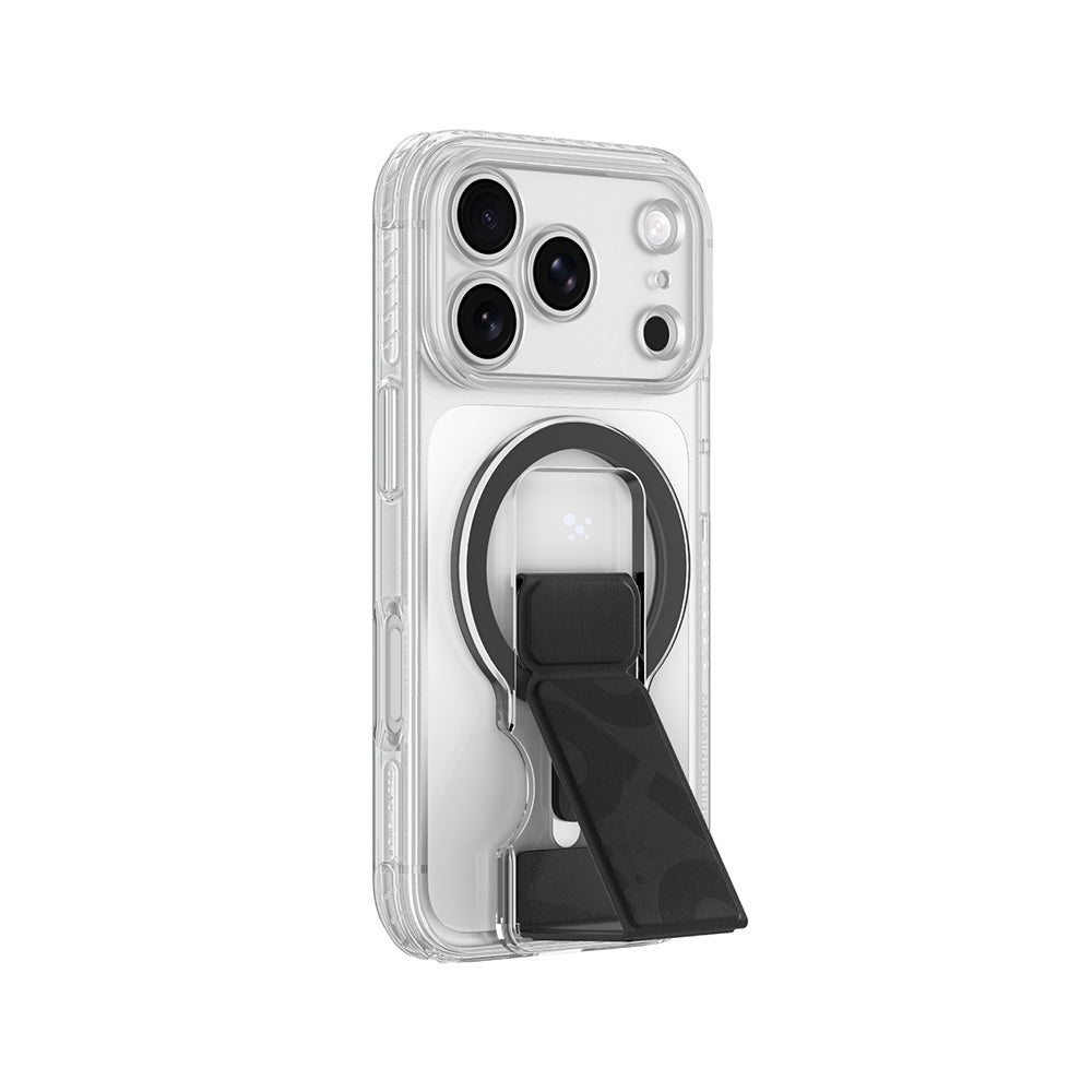 Apple iPhone 18 Pro Kılıf M-safe Şarj Özellikli Standlı Amazingthing Titan Pro Grip Stand Serisi Kapak