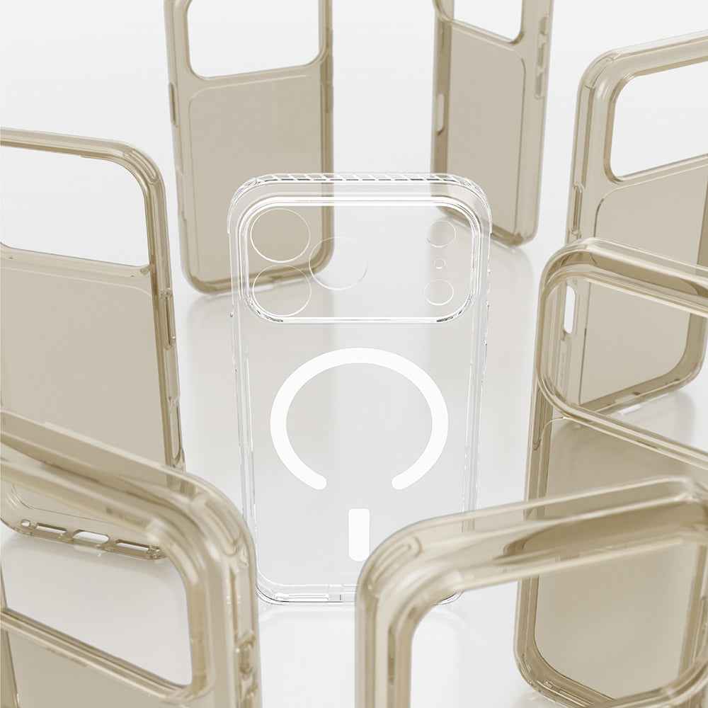 Apple iPhone 18 Pro Kılıf M-safe Şarj Özellikli Standlı Amazingthing Titan Pro Grip Stand Serisi Kapak