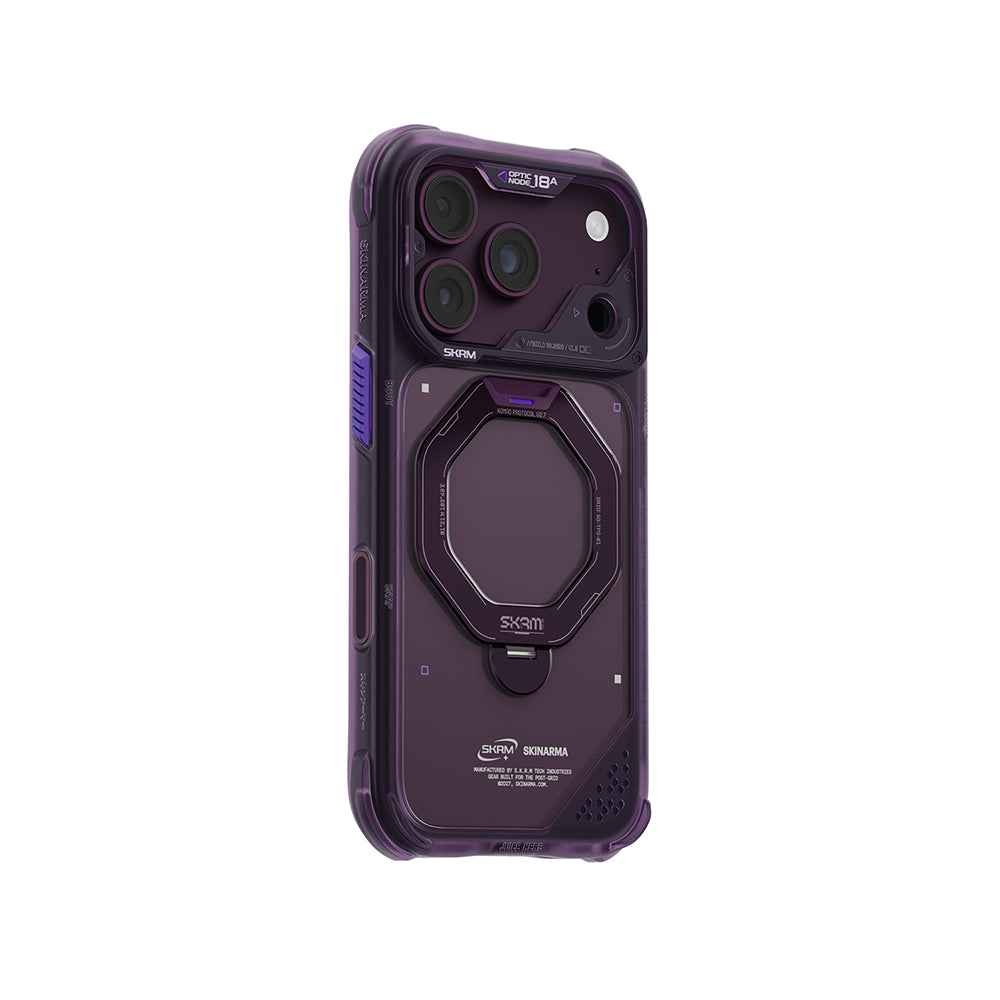 Apple iPhone 18 Pro Kılıf M-safe Şarj Özellikli Standlı Skinarma Saturn Kapak