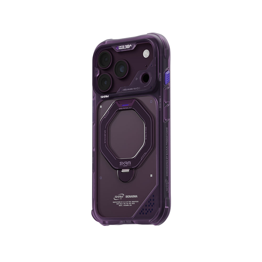 Apple iPhone 18 Pro Kılıf M-safe Şarj Özellikli Standlı Skinarma Saturn Kapak