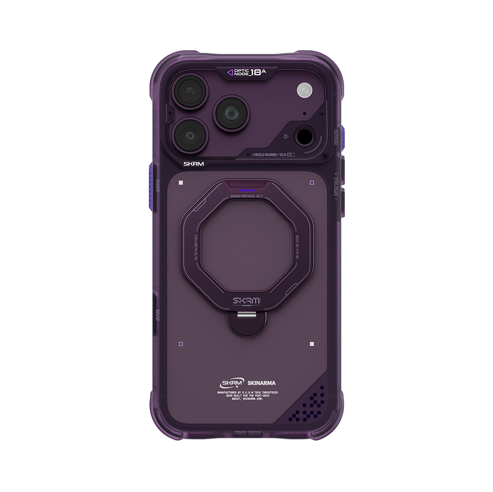 Apple iPhone 18 Pro Kılıf M-safe Şarj Özellikli Standlı Skinarma Saturn Kapak