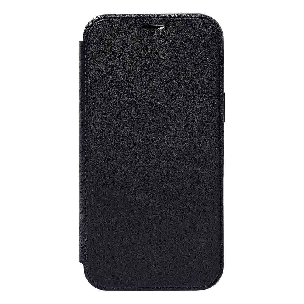 Apple iPhone 18 Pro Kılıf M-safe Şarj Özellikli Vegan Deri Tasarımlı Şeffaf Arka Yüzey Kartlıklı Raptic Urban Folio Serisi Kapak
