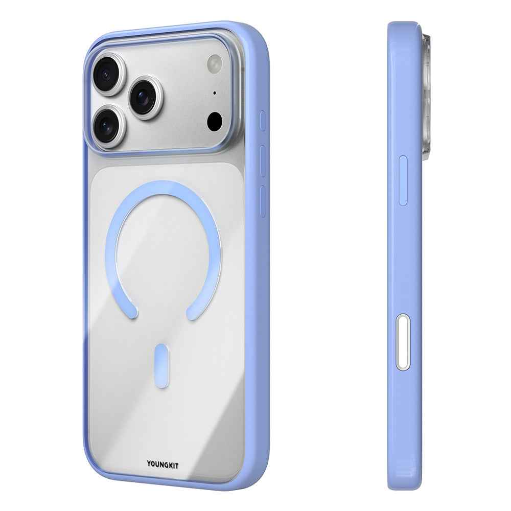 Apple iPhone 18 Pro Kılıf M-safe Şarj Özellikli Youngkit Clear Serisi Kapak