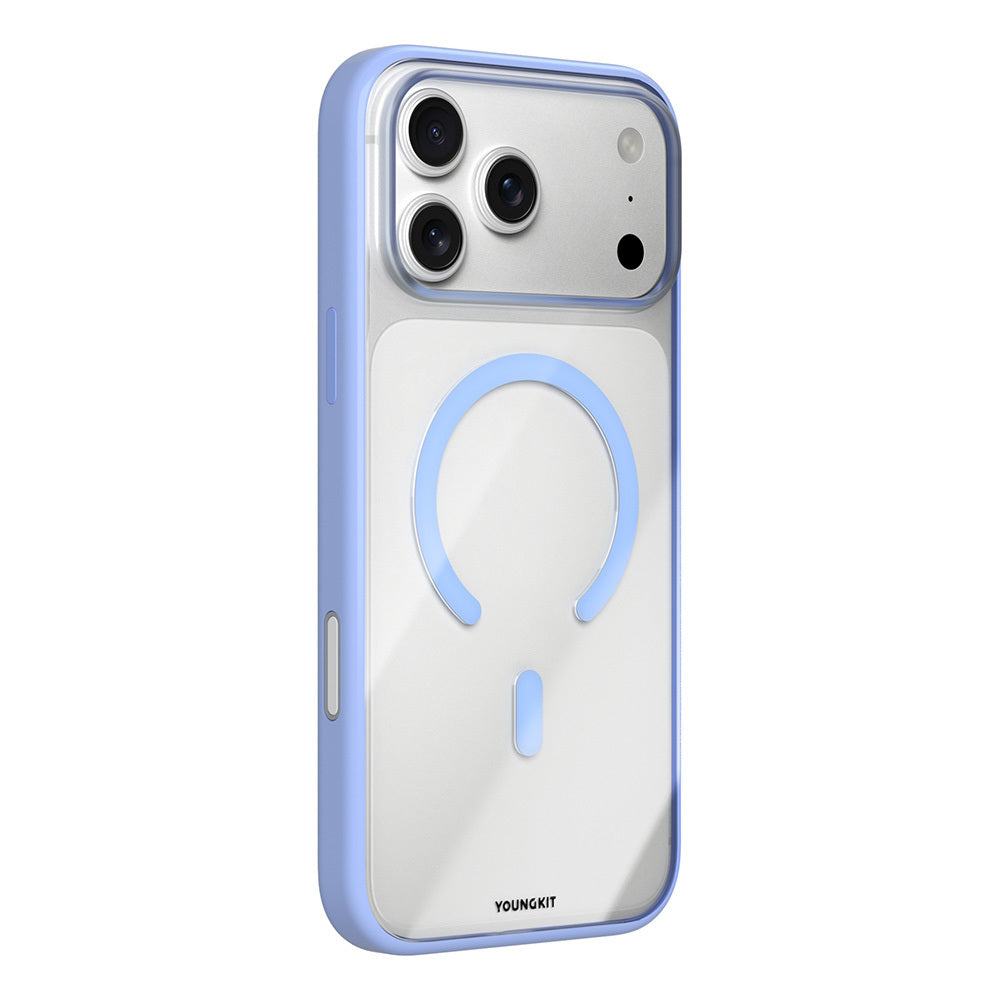 Apple iPhone 18 Pro Kılıf M-safe Şarj Özellikli Youngkit Clear Serisi Kapak