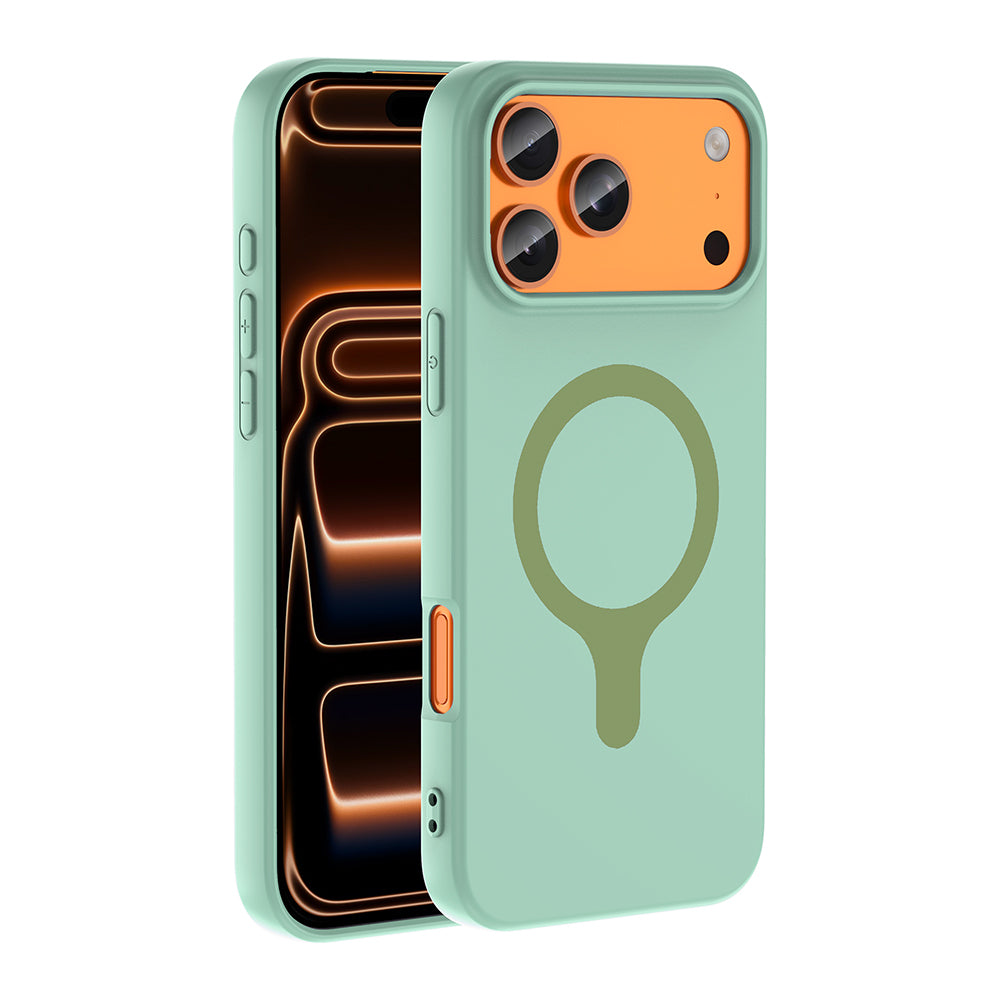 Apple iPhone 18 Pro Kılıf M-Safe Şarj Özellikli Zore Aris Silikon Kapak