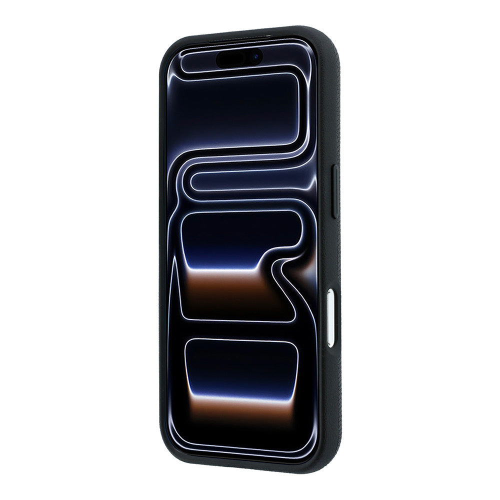 Apple iPhone 18 Pro Kılıf Mercedes Benz Orjinal Lisanslı M-safe Şarj Özellikli 3D Metal Logolu Wrap Wood Deri Kapak