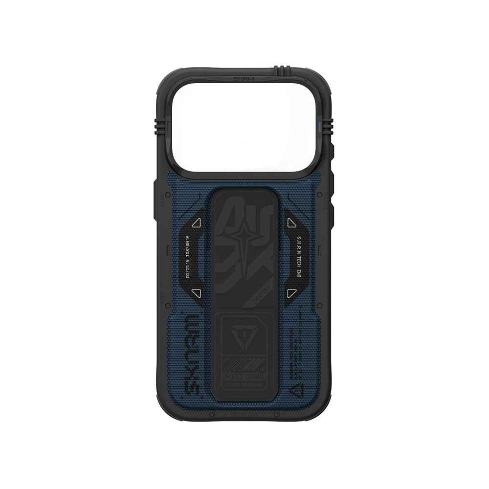 Apple iPhone 18 Pro Kılıf SkinArma M-safe Şarj Özellikli Airbag Tasarımlı Standlı Phantom Kapak