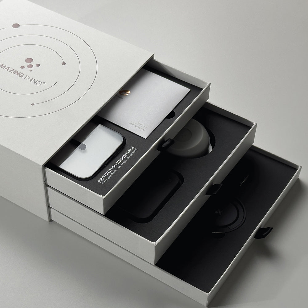 Apple iPhone 18 Pro Max Amazingthing Premium Noir Kit Titan Vision Safir Kamera Lens Koruyucu ve Aksesuar Seti