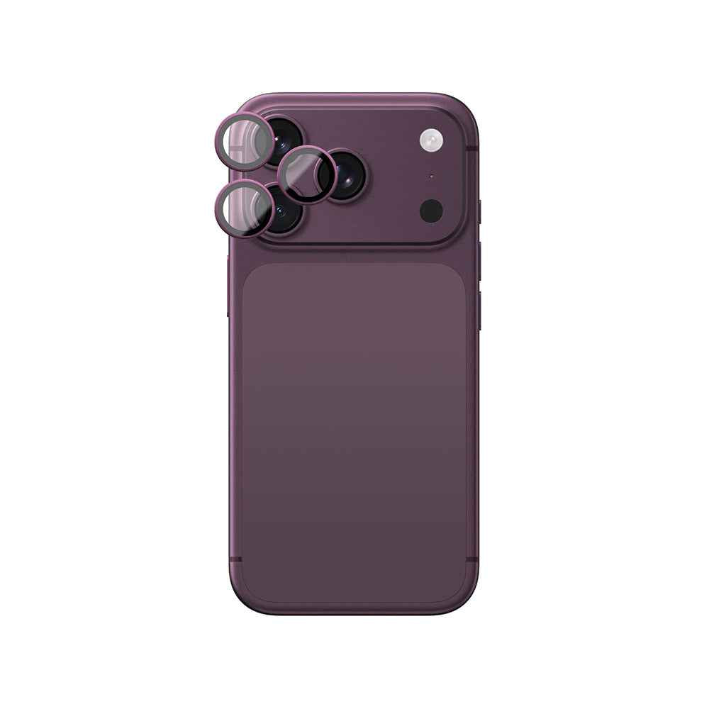 Apple iPhone 18 Pro Max Amazingthing Radix Vision Parlama Önleyici Kamera Lens Koruyucu + Kolay Uygulama Aparatlı