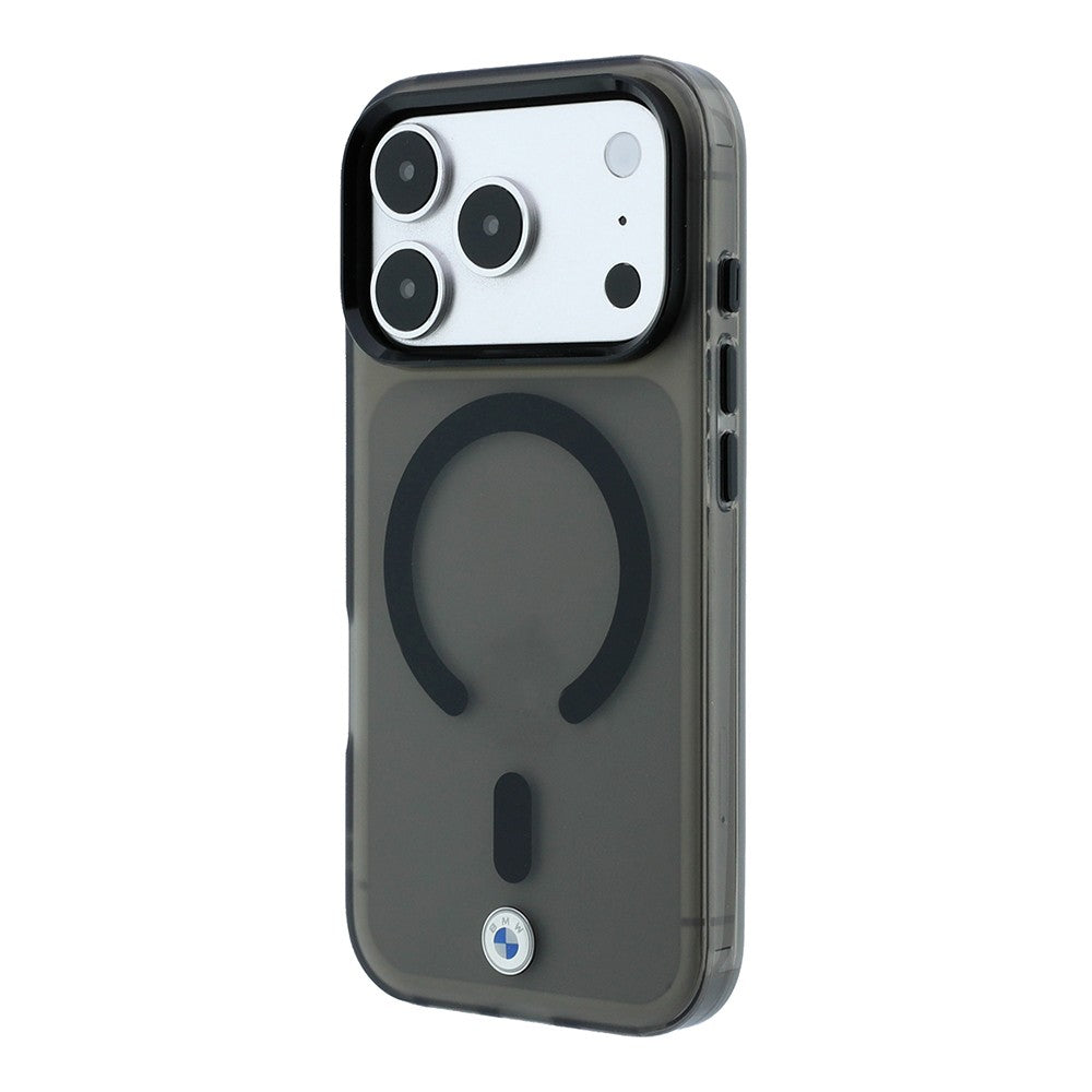 Apple iPhone 18 Pro Max Kılıf BMW Orjinal Lisanslı M-safe Şarj Özellikli Metal Logolu Buzlu IML Baskılı Kapak