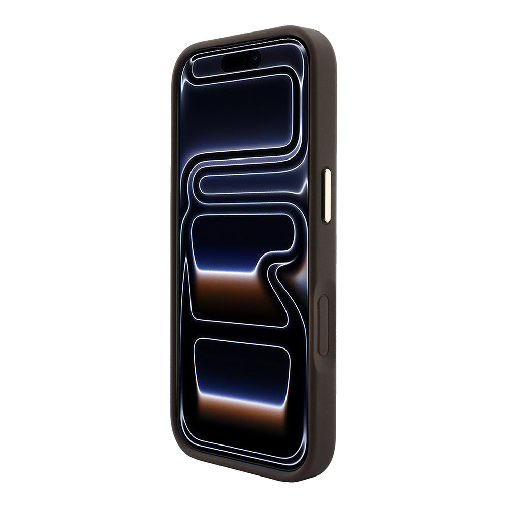 Apple iPhone 18 Pro Max Kılıf Guess Orjinal Lisanslı M-safe Şarj Özellikli Metal Kamera Çerçeveli C-Magnet 4G Desenli Yazı Logolu Kapak