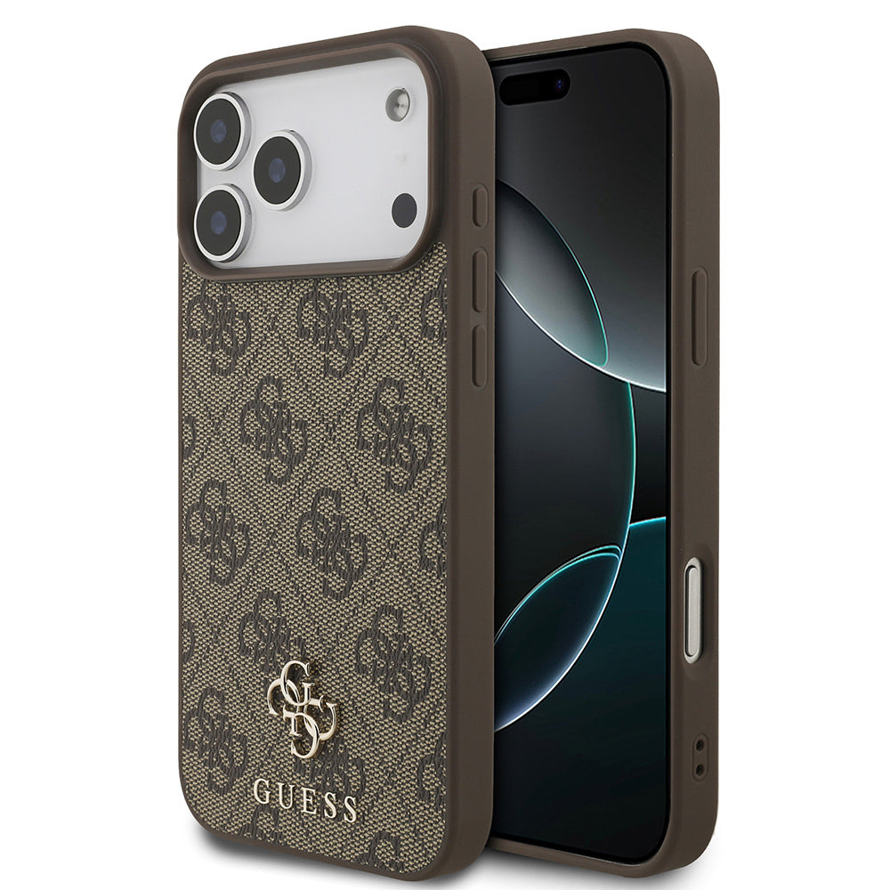 Apple iPhone 18 Pro Max Kılıf Guess Orjinal Lisanslı M-safe Şarj Özellikli Small 4G Classic Kapak