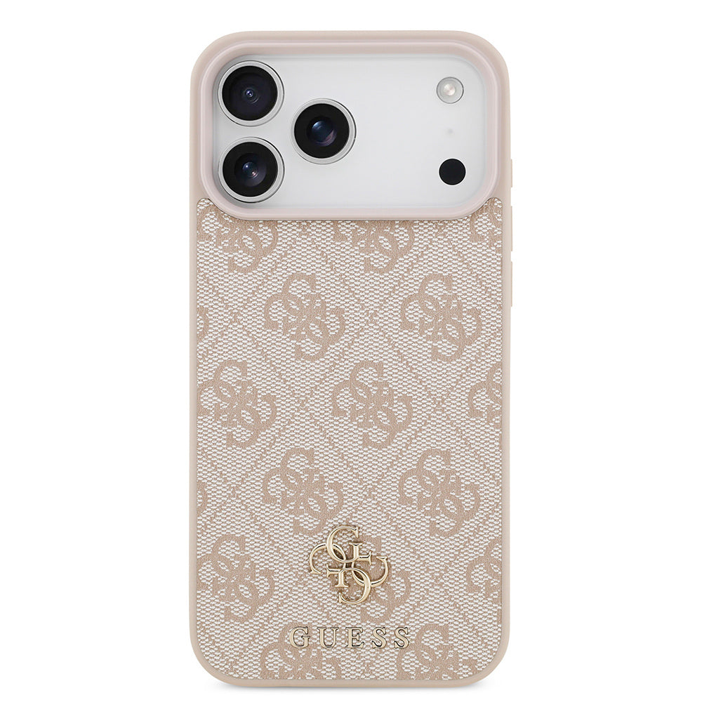 Apple iPhone 18 Pro Max Kılıf Guess Orjinal Lisanslı M-safe Şarj Özellikli Small 4G Classic Kapak