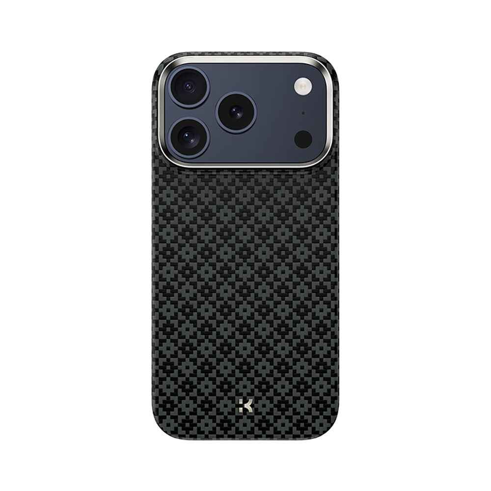 Apple iPhone 18 Pro Max Kılıf M-Safe Şarj Özellikli Benks ArmorAir ArmorGrid Serisi Yükseltilmiş Kamera Çerçevesi C1 Kevlar Karbon Kapak
