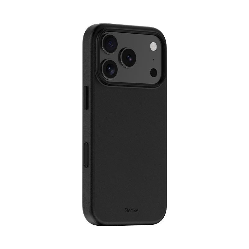 Apple iPhone 18 Pro Max Kılıf M-safe Şarj Özellikli Çizilmeye Dayanıklı Benks VitaPro Serisi PU Deri Kapak