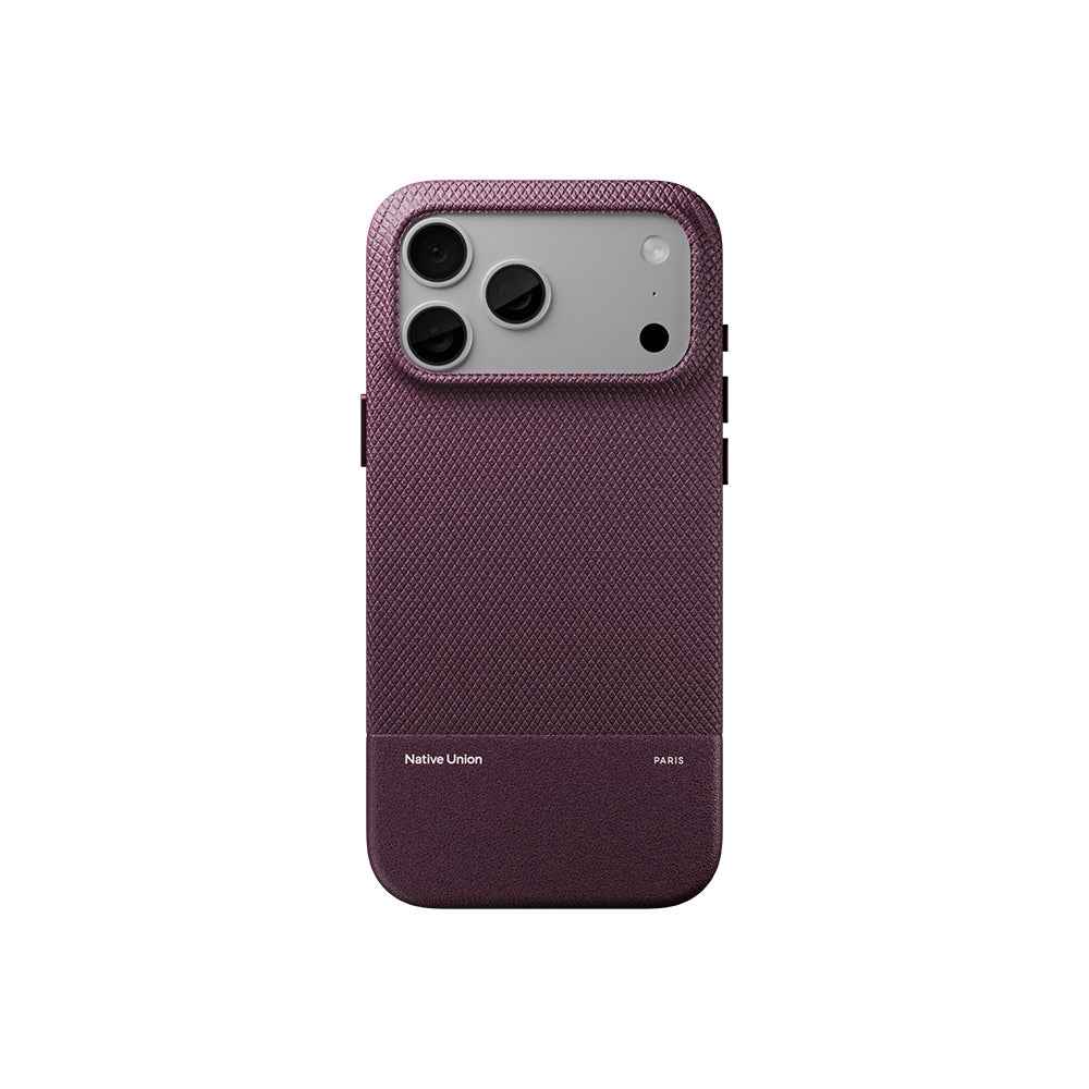 Apple iPhone 18 Pro Max Kılıf M-safe Şarj Özellikli Deri Dokulu Native Union RE Classic Serisi Kapak