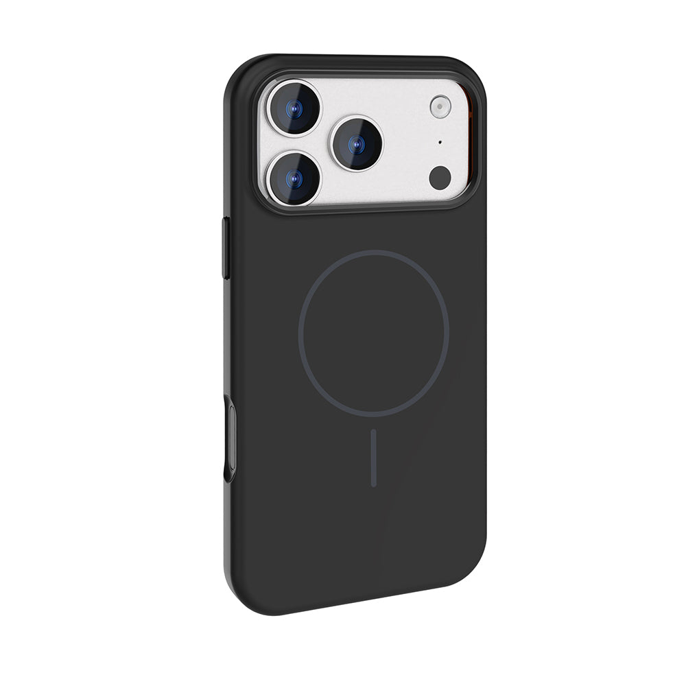 Apple iPhone 18 Pro Max Kılıf M-Safe Şarj Özellikli Metal Kamera Çerçeveli Zore Edi Silikon Kapak