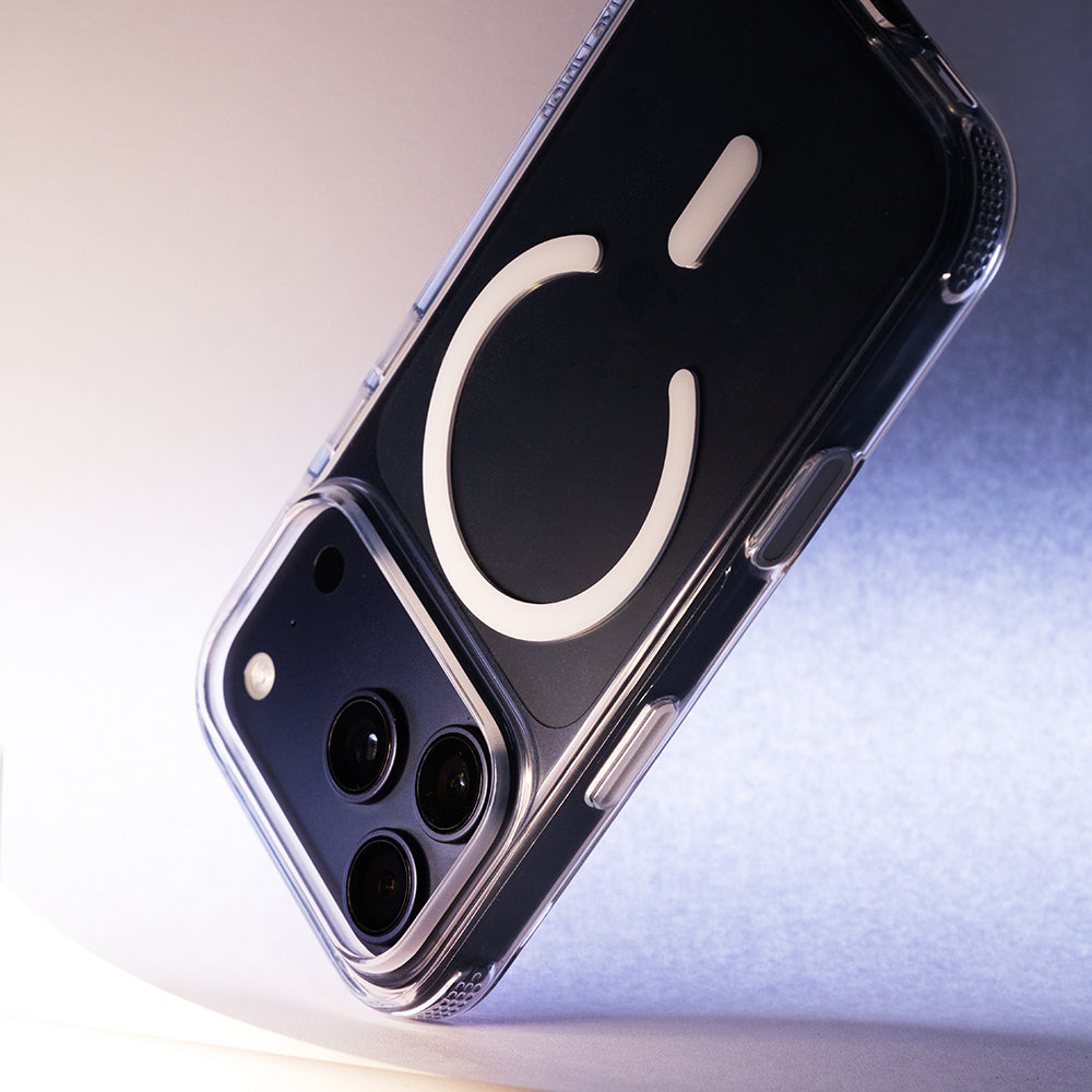 Apple iPhone 18 Pro Max Kılıf M-safe Şarj Özellikli Native Union Airbag Tasarımlı RE Clear Serisi Kapak