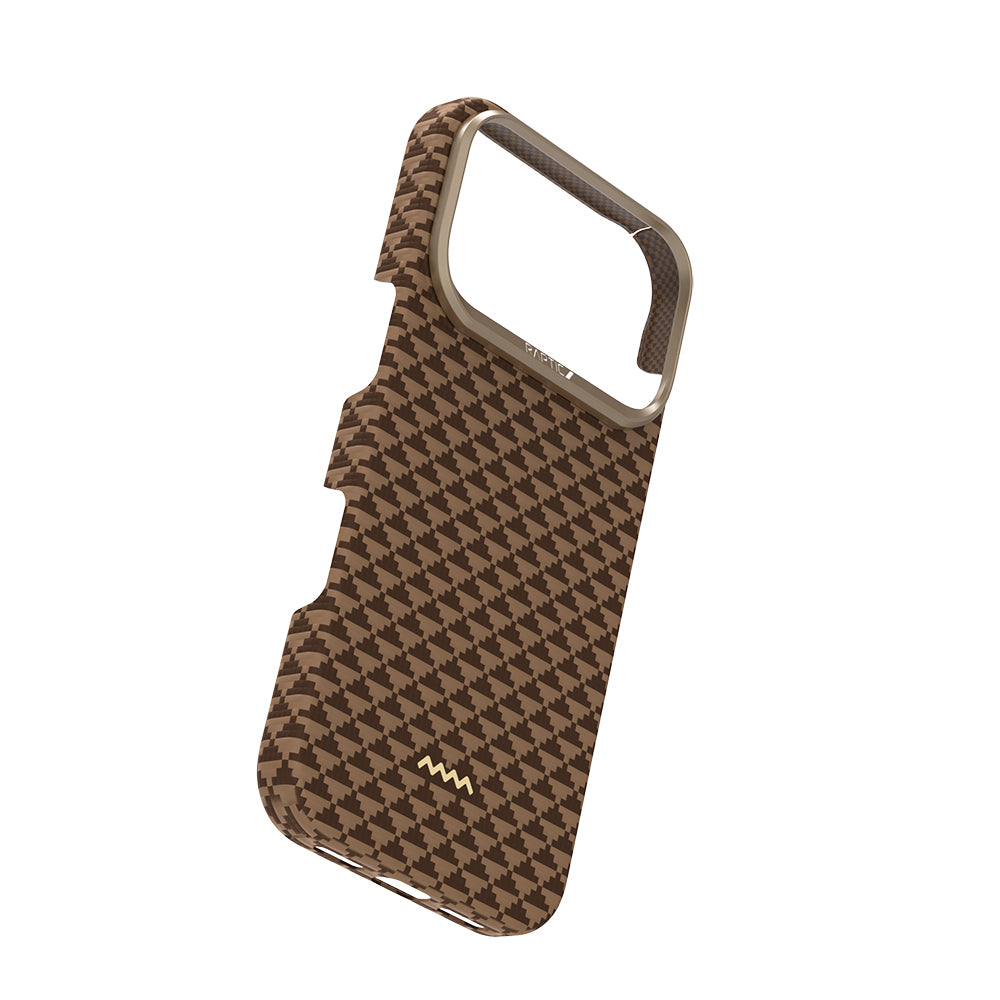 Apple iPhone 18 Pro Max Kılıf M-safe Şarj Özellikli Raptic Aramid Skin Origin Serisi Karbon Kapak