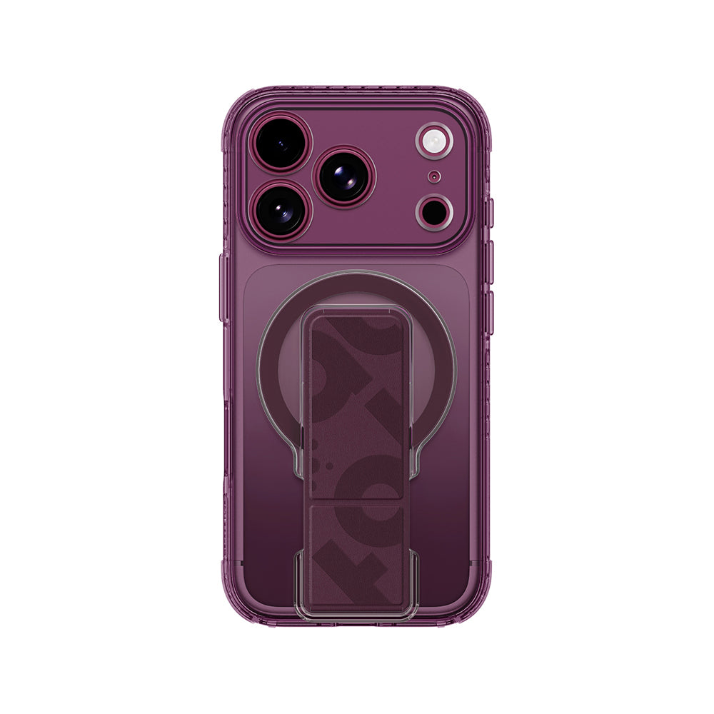 Apple iPhone 18 Pro Max Kılıf M-safe Şarj Özellikli Standlı Amazingthing Titan Pro Grip Stand Serisi Kapak