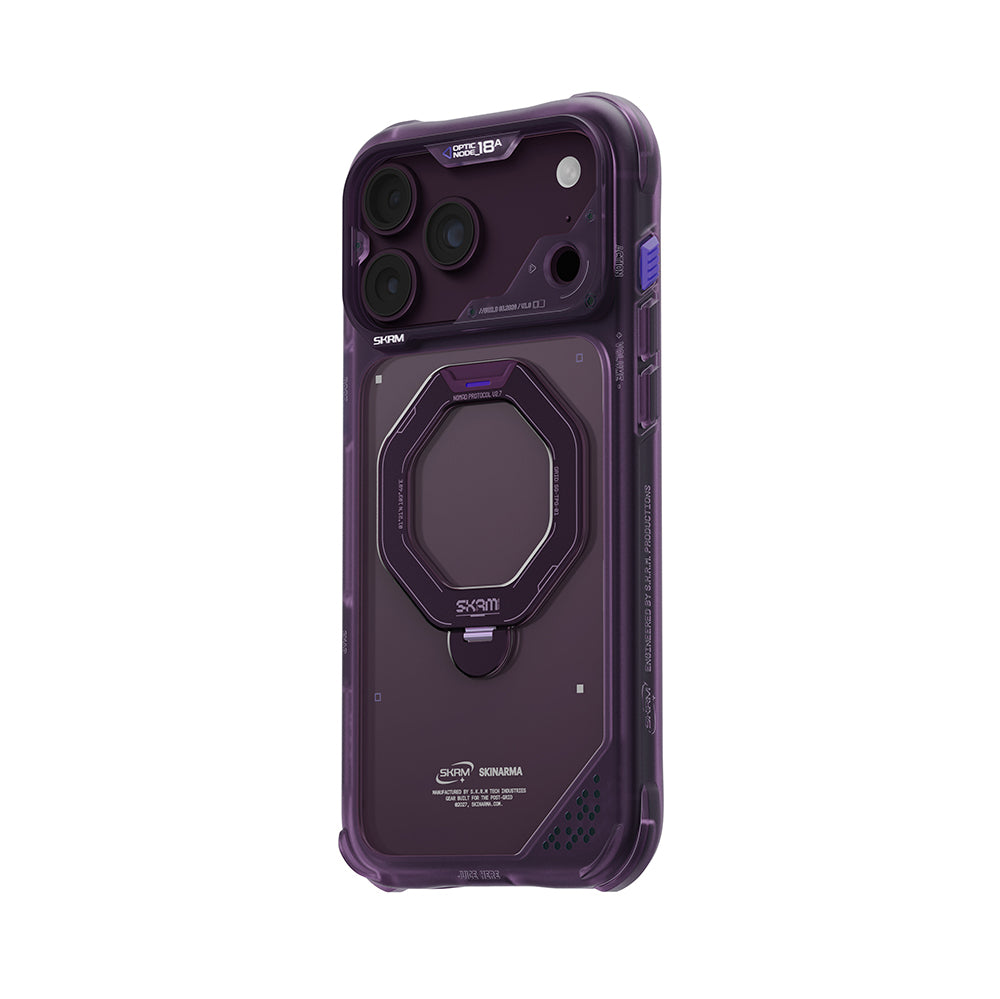 Apple iPhone 18 Pro Max Kılıf M-safe Şarj Özellikli Standlı Skinarma Saturn Kapak