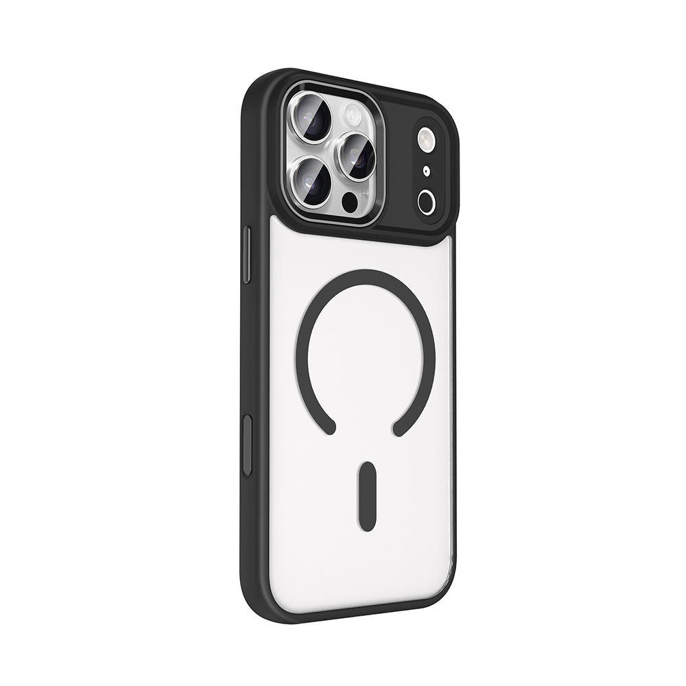 Apple iPhone 18 Pro Max Kılıf Wireless Şarj Özellikli Zore Krom M-safe Silikon Kapak