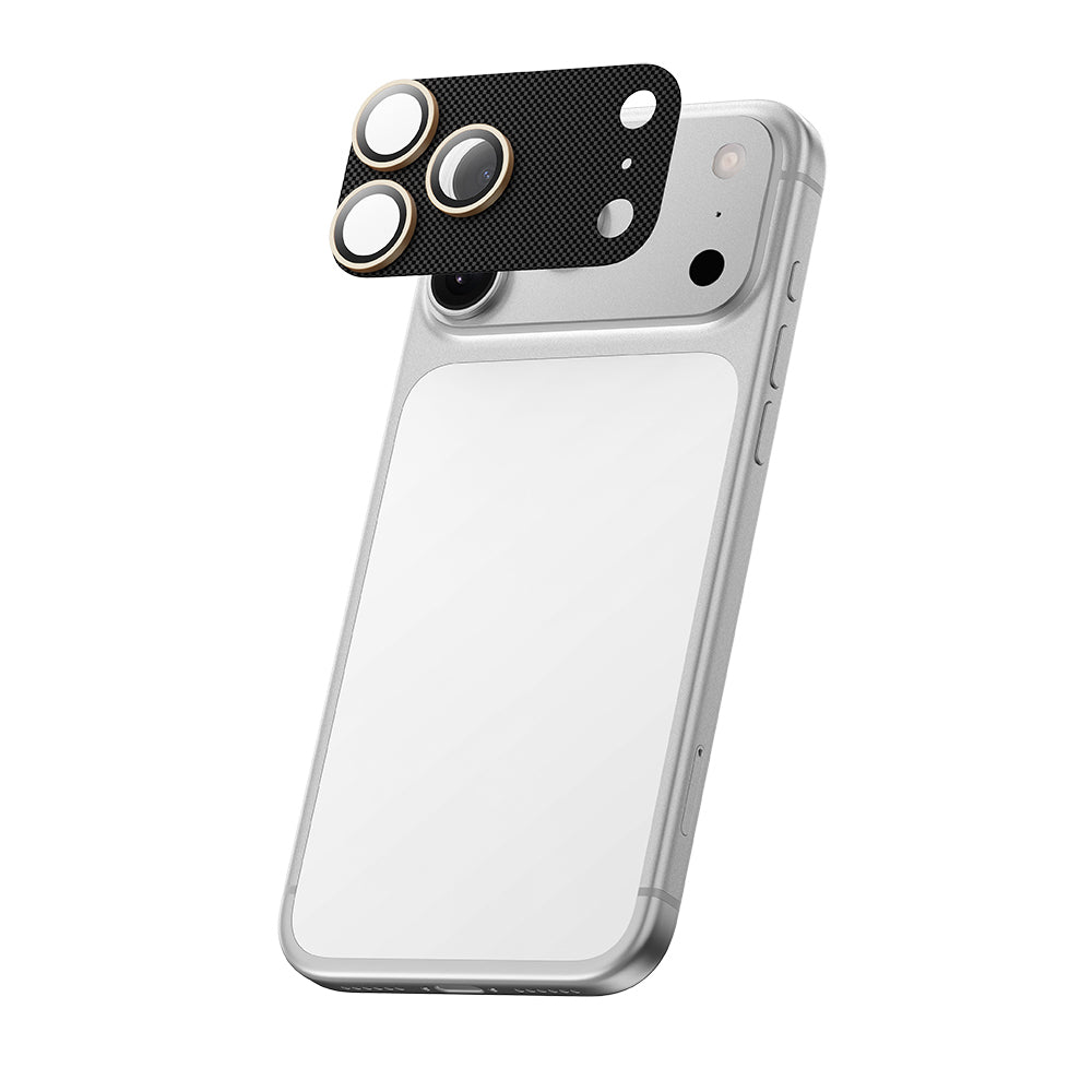 Apple iPhone 18 Pro Max Raptic Aramid Serisi Karbon Kamera Lens Koruyucu