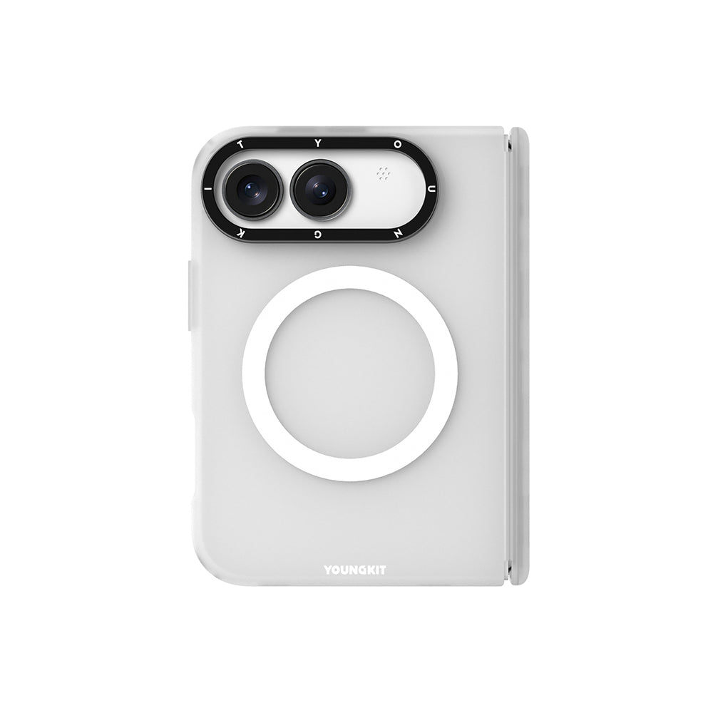 Apple iPhone Duo Kılıf M-safe Şarj Özellikli Youngkit Hidden Sand Serisi Kapak