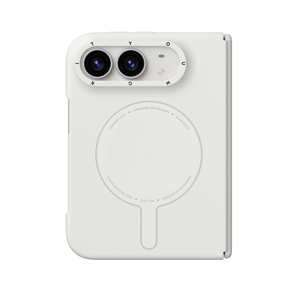 Apple iPhone Duo Kılıf M-Safe Şarj Özellikli Youngkit Morandi Serisi Kapak