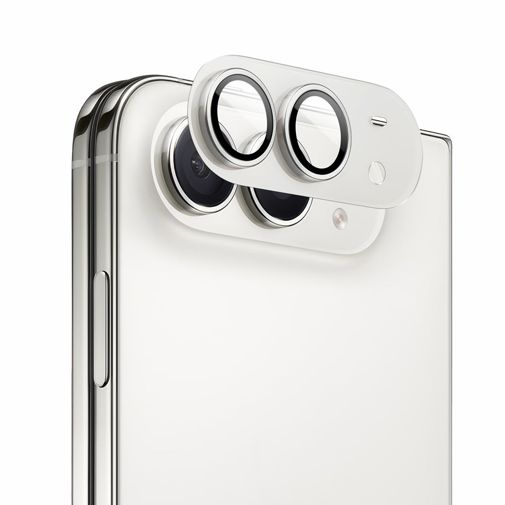 Apple iPhone Duo Mohseven Alüminyum Kaplamalı Safir Anti Reflective Kamera Lens Koruyucu