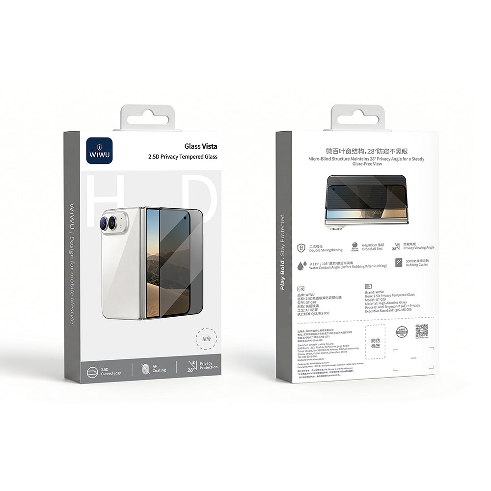 Apple iPhone Duo Wiwu GT-028 iPrivacy Temperli Cam Ekran Koruyucu
