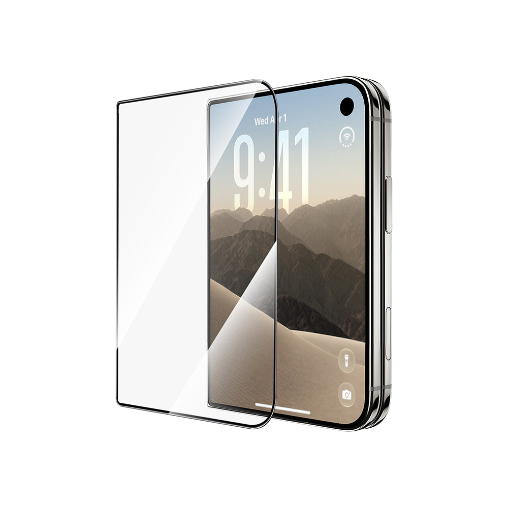 Apple iPhone Duo Wiwu GT-030 3D Çizilmeye Dayanıklı Temperli Cam Ekran Koruyucu