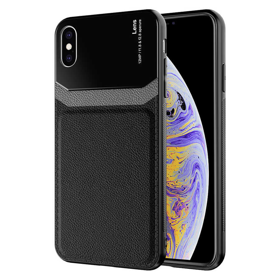 Apple iPhone XS Max 6.5 Kılıf Zore Emiks Kapak