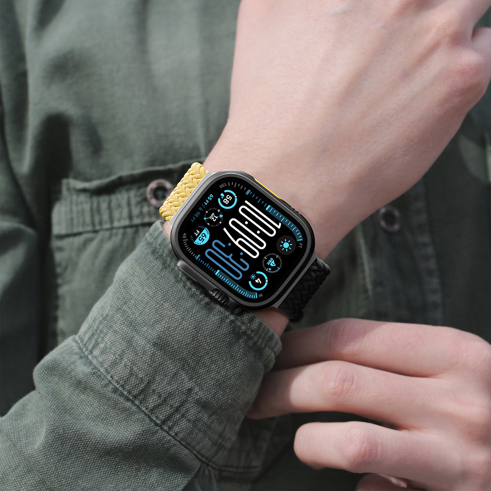 Apple Watch 10 46mm Amazingthing Glamour Blend Hasır Kordon