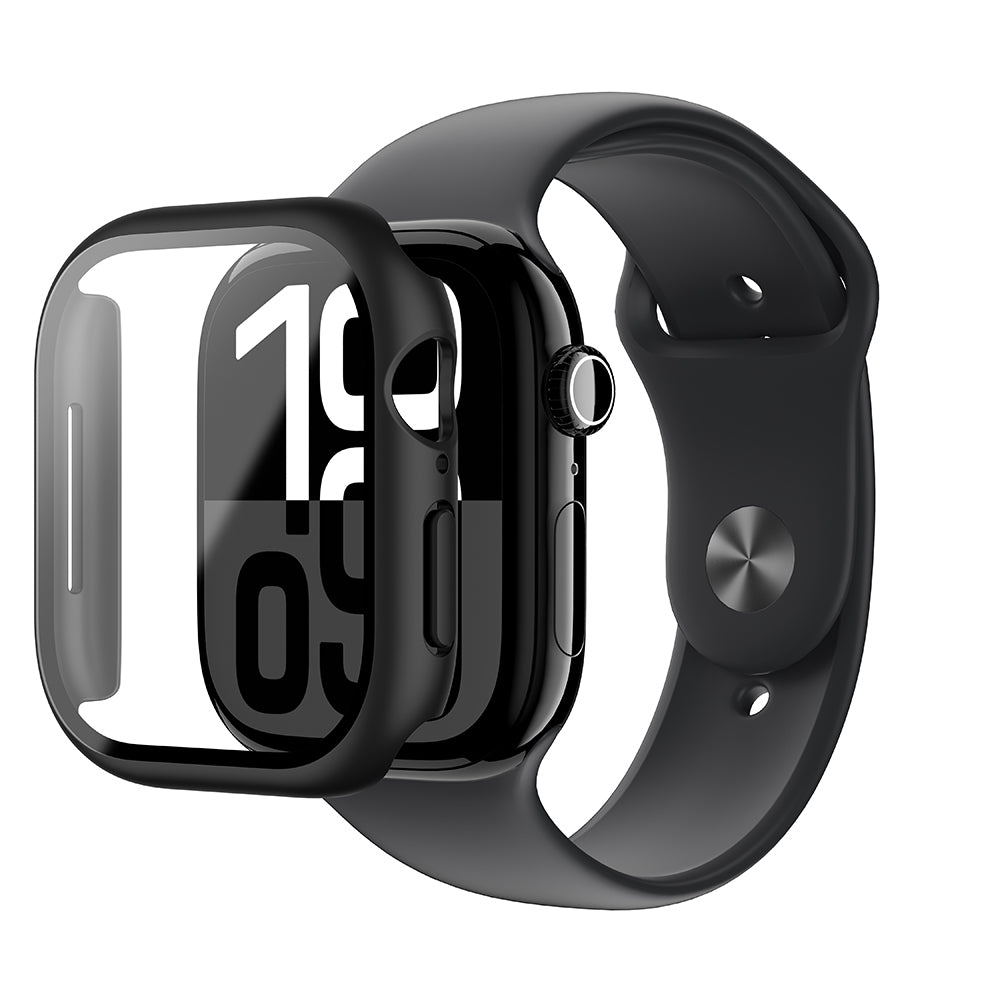 Apple Watch 10 46mm Amazingthing Radix Minimal FullGuard Sert PC Kasa ve Ekran Koruyucu