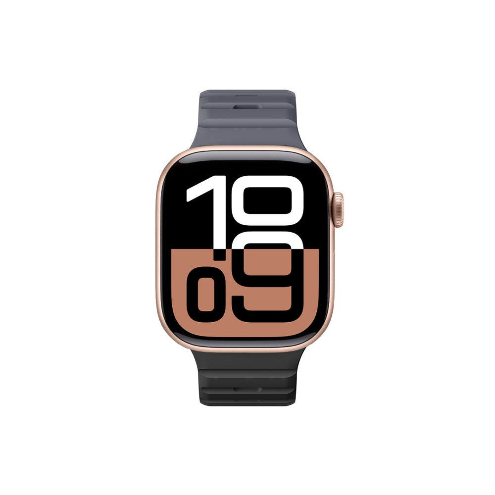 Apple Watch 10 46mm Amazingthing SilqLock Silikon Kordon Strap Kayış