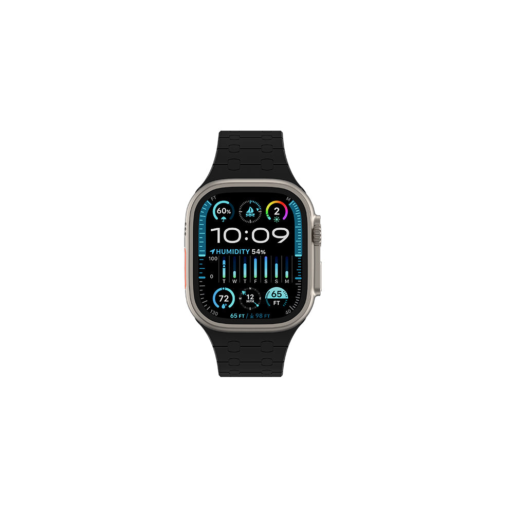 Apple Watch 10 46mm Amazingthing Smoothie Sport Magnetik Tak Çıkar Silikon Strap Kayış