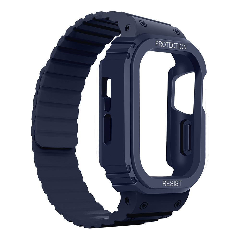 Apple Watch 38mm Zore KRD-142 Airbag Tasarımlı Kasa Koruyuculu Silikon Kordon