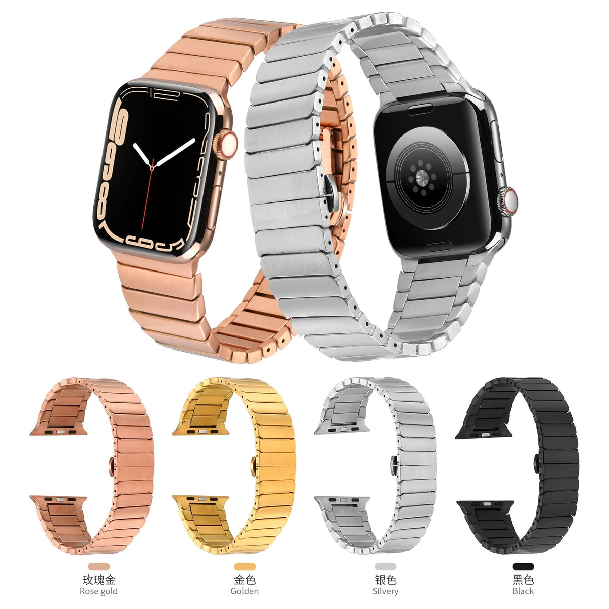 Apple Watch 40mm Kordon KRD-79 Metal Strap Kayış