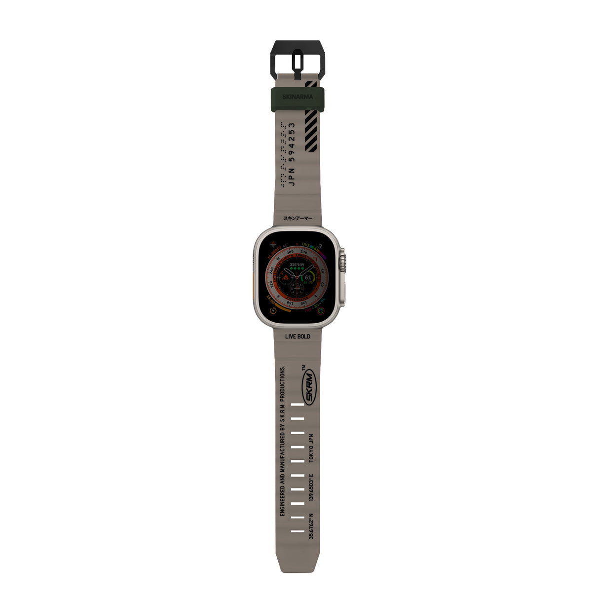 Apple Watch 42mm SkinArma Shokku Silikon Kordon