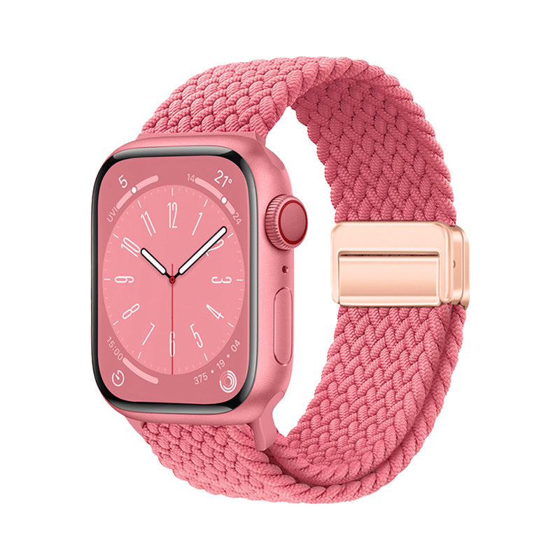 Apple Watch 42mm Zore KRD-134 Örgü Tasarımlı Hasır Kordon Strap Kayış