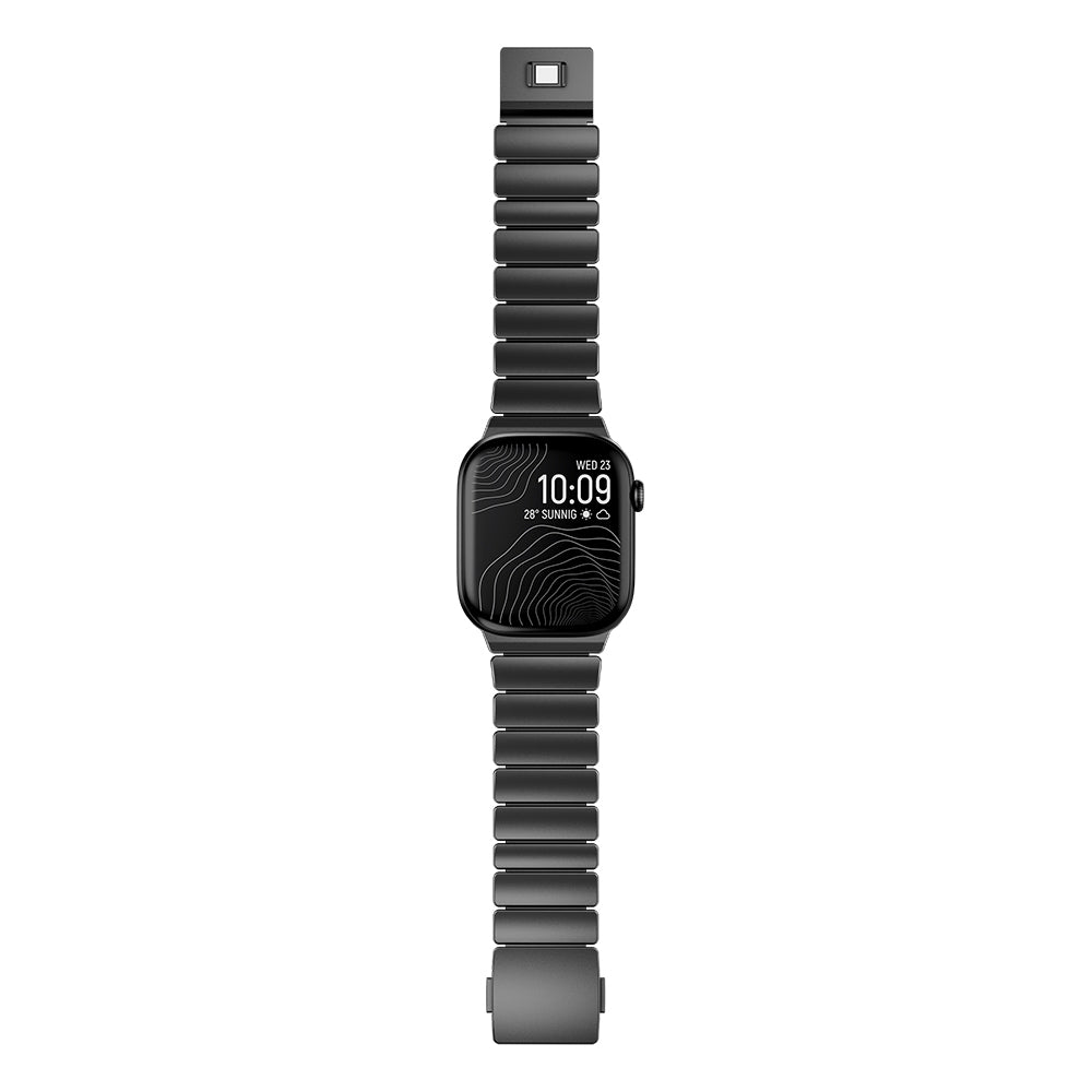Apple Watch 42mm Zore KRD-152 Titanyum Silikon Kordon