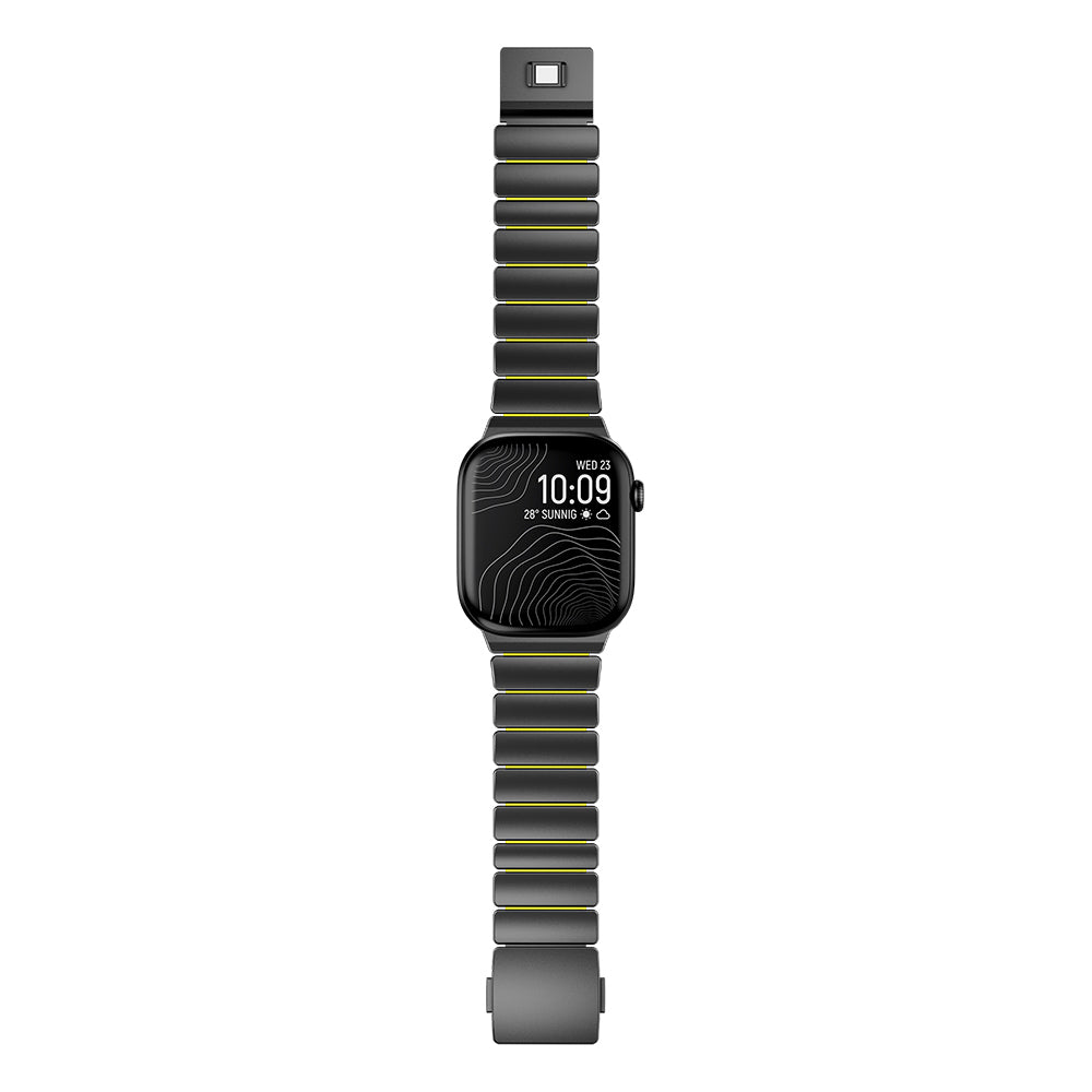 Apple Watch 42mm Zore KRD-152 Titanyum Silikon Kordon