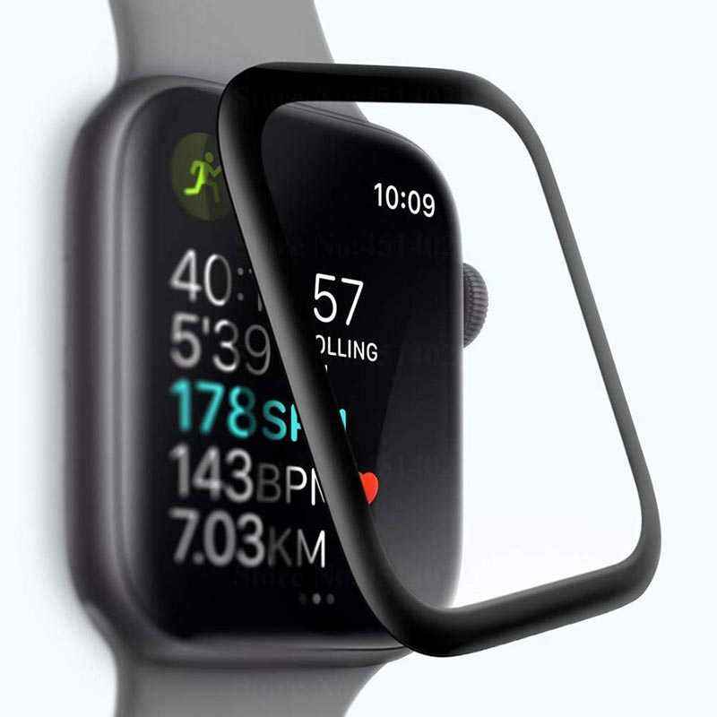 Apple Watch 44mm Zore Full Yapışkanlı Cam Ekran Koruyucu