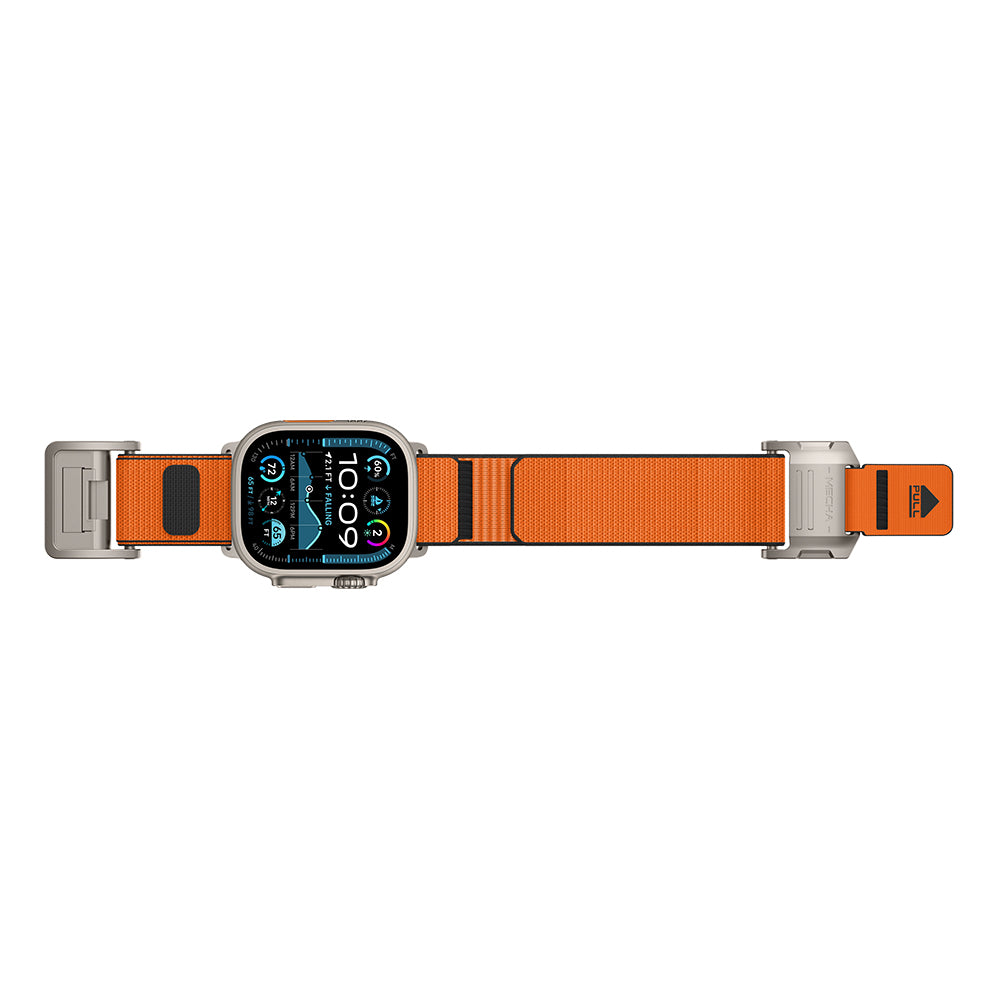 Apple Watch 44mm Mohseven iWatch Mecha Sport Hasır Kordon